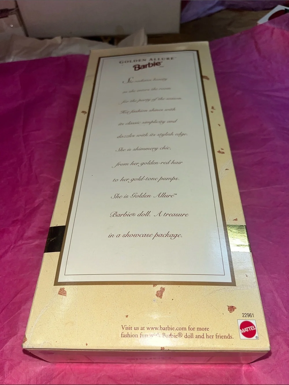 1999 Mattel Barbie Golden Allure Special Edition NRFB